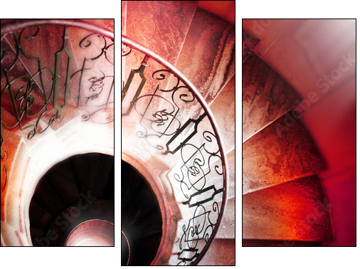 Spiralne schody
 - Obraz trzyczęściowy, Tryptyk