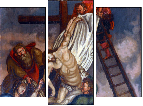 Deposition from the Cross  - Obraz trzyczęściowy, Tryptyk