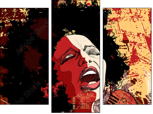 All that jazz! – emocjonalny portret wokalistki
 - Obraz trzyczęściowy, Tryptyk