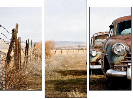 Samochody retro – amerykańska prowincja
 - Obraz trzyczęściowy, Tryptyk