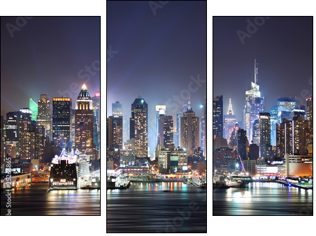 Times Square – światła na Nowy York
 - Obraz trzyczęściowy, Tryptyk