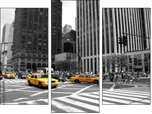 Żółta taksówka – Nowy York w akcji
 - Obraz trzyczęściowy, Tryptyk