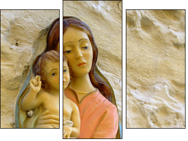 imadonna & child  - Obraz trzyczęściowy, Tryptyk