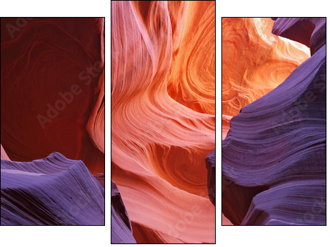 Kolorowe skały
 - Obraz trzyczęściowy, Tryptyk