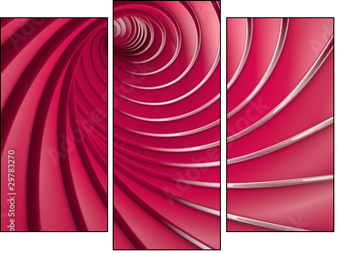 Różana spirala – złudzenie optyczne
 - Obraz trzyczęściowy, Tryptyk