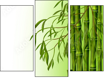 Zielony bambus – orient pośrodku Europy
 - Obraz trzyczęściowy, Tryptyk