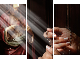 Confession  - Obraz trzyczęściowy, Tryptyk