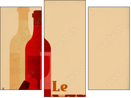 Francuskie wino
 - Obraz trzyczęściowy, Tryptyk