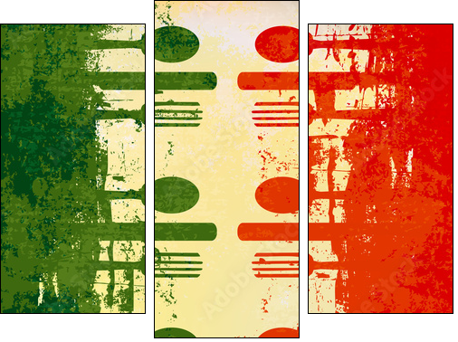 Italian Menu Vector Template
 - Obraz trzyczęściowy, Tryptyk