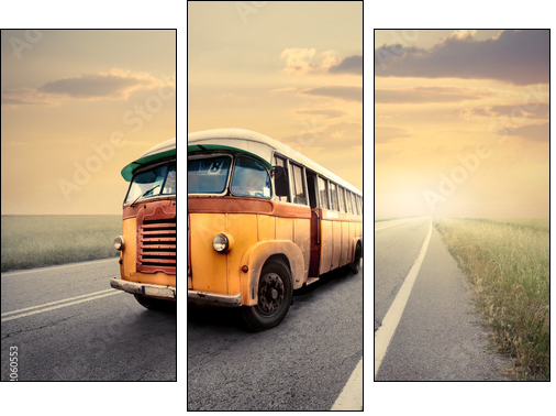 Stary autobus
 - Obraz trzyczęściowy, Tryptyk