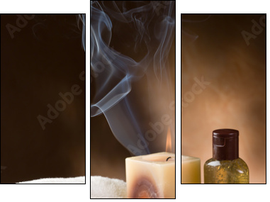 aromatherapy and spa concept  - Obraz trzyczęściowy, Tryptyk