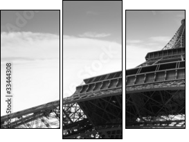 Magiczny symbol Paryża- wieża eiffla
 - Obraz trzyczęściowy, Tryptyk