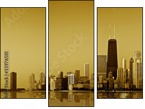 Złote wybrzeże-Chicago
 - Obraz trzyczęściowy, Tryptyk