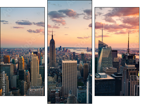 Nowy York – Empire State Building
 - Obraz trzyczęściowy, Tryptyk