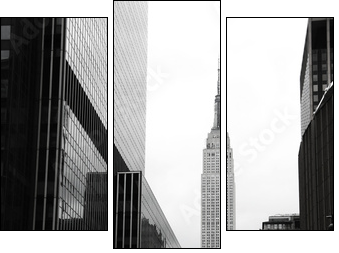 Taksówką na Empire State Building 
 - Obraz trzyczęściowy, Tryptyk