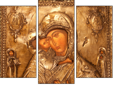 orthodox icon  - Obraz trzyczęściowy, Tryptyk