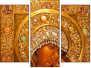 orthodox icon  - Obraz trzyczęściowy, Tryptyk