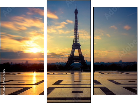 Cały Paryż w jednym akcie – Wieża Eiffela
 - Obraz trzyczęściowy, Tryptyk
