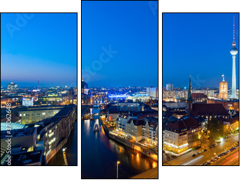 Berlin nocą – niemiecka panorama
 - Obraz trzyczęściowy, Tryptyk