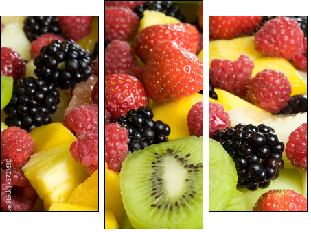 Sałatka owocowa – zdrowe znaczy smaczne!
 - Obraz trzyczęściowy, Tryptyk