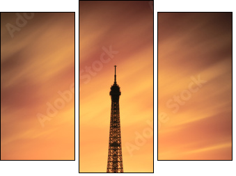 Wieża Eiffela w roli głównej
 - Obraz trzyczęściowy, Tryptyk