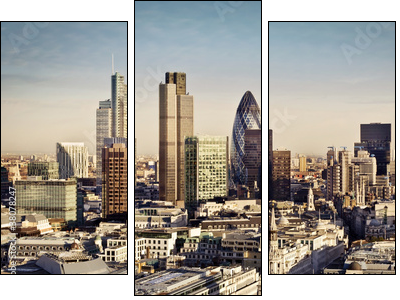 City of London  - Obraz trzyczęściowy, Tryptyk