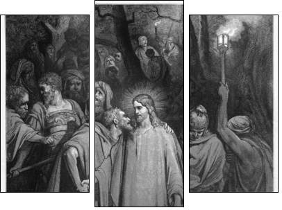The Kiss of Judas  - Obraz trzyczęściowy, Tryptyk