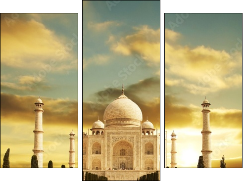 Tadż Mahal – indyjska świątynia miłości
 - Obraz trzyczęściowy, Tryptyk