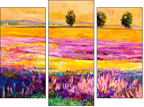 Landscape  - Obraz trzyczęściowy, Tryptyk