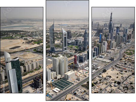 Dubaj – kopalnia pieniędzy na pustyni
 - Obraz trzyczęściowy, Tryptyk