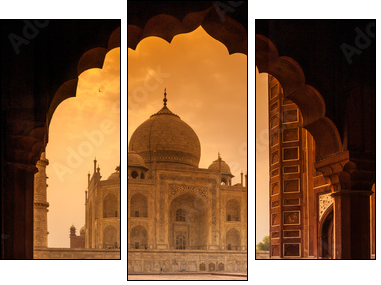 Taj Mahal  - Obraz trzyczęściowy, Tryptyk