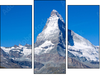 The Matterhorn in Switzerland  - Obraz trzyczęściowy, Tryptyk