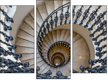 Wendeltreppe  - Obraz trzyczęściowy, Tryptyk