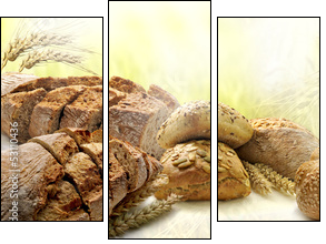 chleb  - Obraz trzyczęściowy, Tryptyk