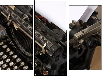 Stara maszyna do pisania
 - Obraz trzyczęściowy, Tryptyk