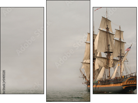 Fregata we mgle – historia żagli
 - Obraz trzyczęściowy, Tryptyk