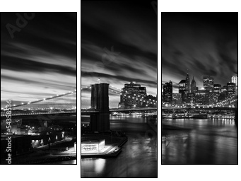 Brooklyn Bridge  - Obraz trzyczęściowy, Tryptyk