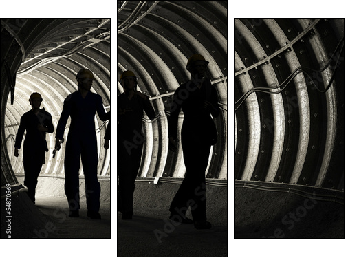 miners  - Obraz trzyczęściowy, Tryptyk