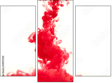 Ink of blood  - Obraz trzyczęściowy, Tryptyk