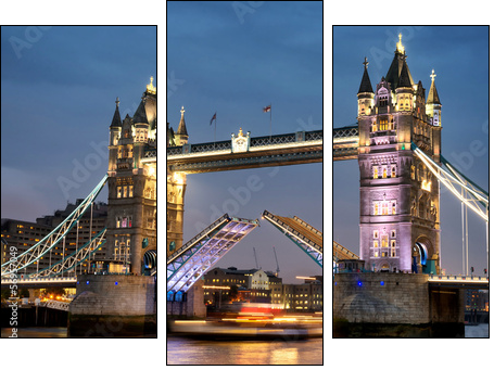 Tower Bridge  - Obraz trzyczęściowy, Tryptyk