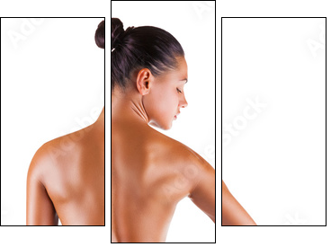 Female back  - Obraz trzyczęściowy, Tryptyk