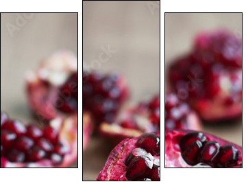 pomegranate  - Obraz trzyczęściowy, Tryptyk
