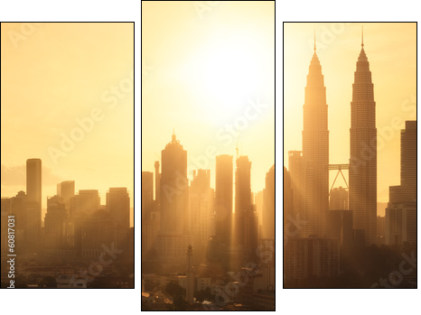 Kuala Lumpur, Malaisie  - Obraz trzyczęściowy, Tryptyk
