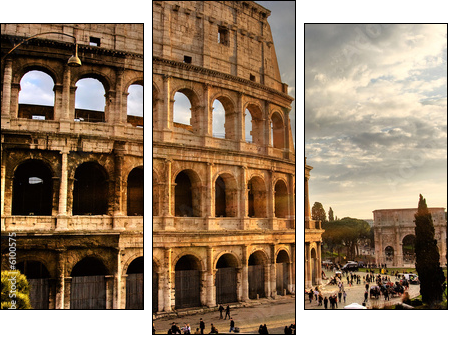 Koloseum – rzymskie wakacje non stop
 - Obraz trzyczęściowy, Tryptyk