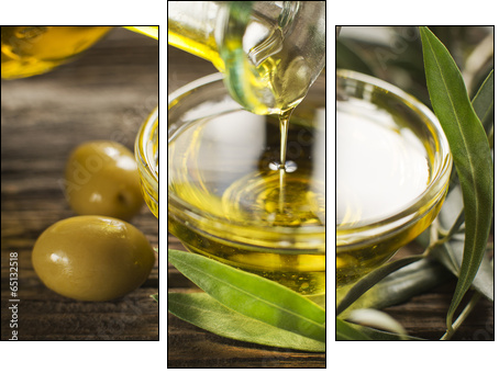 Olive oil  - Obraz trzyczęściowy, Tryptyk