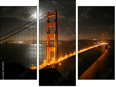 Golden Gate – pomost do sukcesu
 - Obraz trzyczęściowy, Tryptyk