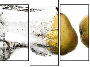 Pears strike  - Obraz trzyczęściowy, Tryptyk