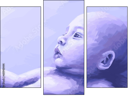 Child  - Obraz trzyczęściowy, Tryptyk