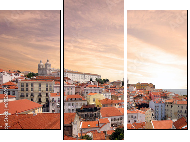 Portugal - Lisbon  - Obraz trzyczęściowy, Tryptyk