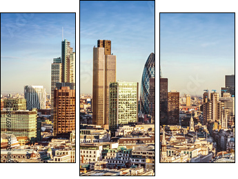 City of London  - Obraz trzyczęściowy, Tryptyk